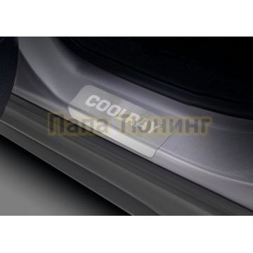 Накладки порогов AutoMAX (4 шт.) Geely Coolray 2018-