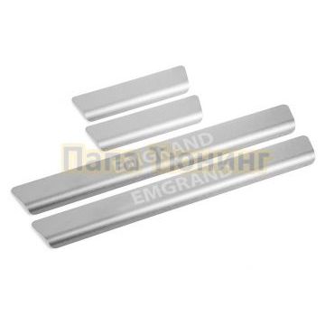 Накладки порогов Rival (4 шт.) Geely Emgrand (SS11) 2023-