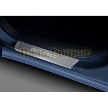 Накладки порогов Rival (4 шт.) Geely Okavango 2023-