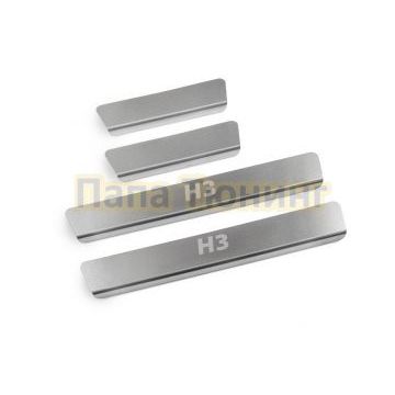 Накладки порогов Rival (4 шт.) Haval H3 2024-
