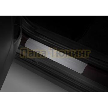 Накладки порогов RIVAL (4 шт.) Lada Priora 2007- 2018
