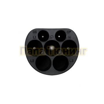 Переходник со стандарта Тип 2 на Тип GB/T, 3P, 32А