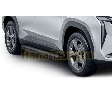 Пороги "Black-Premium" для Geely Atlas II 2023-/Volga K40 2026-