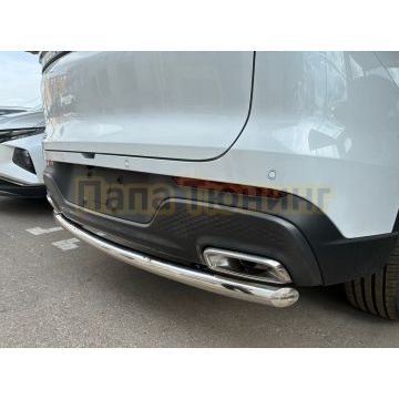 Защита заднего бампера Папа Тюнинг d60 для Tenet T8 2025-
