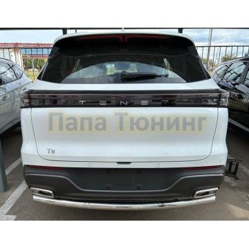 Защита заднего бампера Папа Тюнинг d60 для Tenet T8 2025-