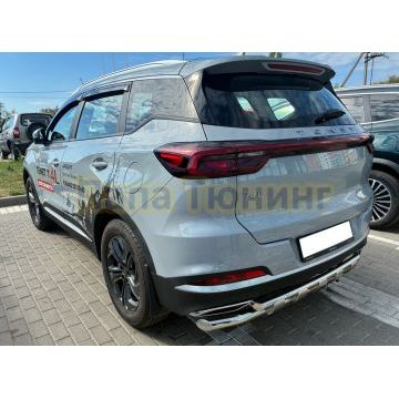 Защита заднего бампера двойная с перемычками Папа Тюнинг d60/42 для Tenet T4L 2026-