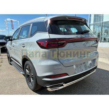 Защита заднего бампера двойная Папа Тюнинг d60/42 для Tenet T4L 2026-