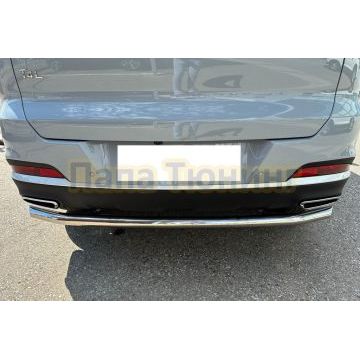 Защита заднего бампера Папа Тюнинг d60 для Tenet T4L 2026-