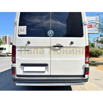 Защита заднего бампера Папа Тюнинг d60 для Volkswagen Crafter 2017-