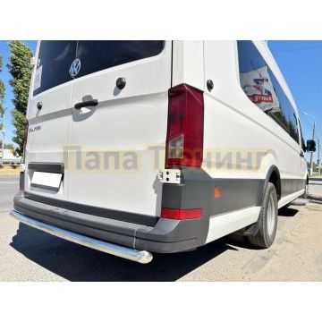 Защита заднего бампера Папа Тюнинг d60 для Volkswagen Crafter 2017-