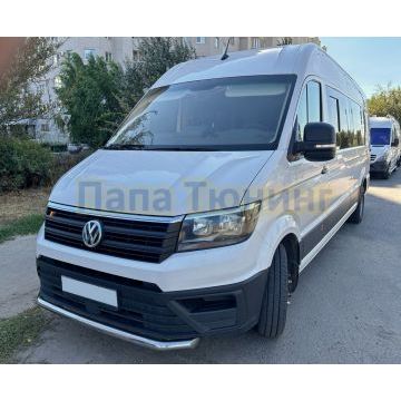 Защита переднего бампера Папа Тюнинг d60 для Volkswagen Crafter 2017-