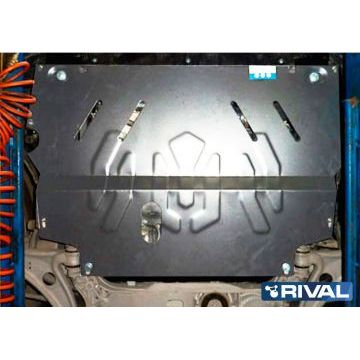 Защита картера и КПП Rival для 2,0 алюминий 4 мм для Seat Alhambra 2010-2016