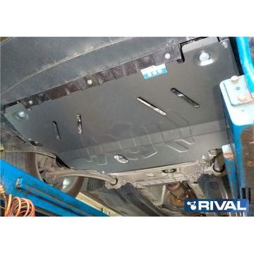 Защита картера и КПП Rival для 2,0 алюминий 4 мм для Seat Alhambra 2010-2016
