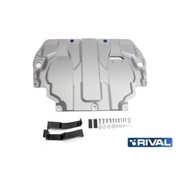 Защита картера + КПП Rival алюминий 4 мм для Volkswagen Golf, V - все 2004-2013
