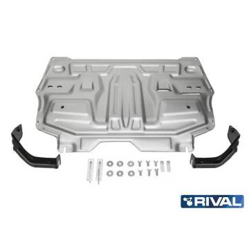 Защита картера + КПП алюминий 4 мм RIVAL для Seat Ibiza, V - все 2008-2014/Skoda Fabia RS, V - 1.4 (180л.с.); 2010-2015/Skoda Fabia, V - 1.2; 1.4; 1.6 2007-2015/Skoda Rapid, V - 1.6 2020-/Skoda Rapid, V - все 2012-2017/Skoda Rapid, V - все 2017-2020/Skoda Rооmster , V - все 2006-2015/Volkswagen Polo Sedan, V - 1.6 (85л.с., 90л.с., 105л.с., 110л.с.); 1.4 (125л.с.) 2010-2015/Volkswagen Polo Sedan, V - 1.6 (85л.с., 90л.с., 105л.с., 110л.с.); 1.4 (125л.с.) 2015-2020/Volkswagen Polo, V - 1.6 (90л.с., 110л.с.); 1.4 (125л.с.) 2020-/Volkswagen Polo, V - все 2005-2009/Volkswagen Polo, V - все 2009-2014