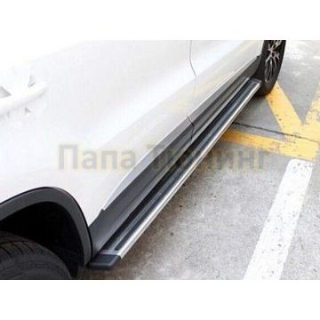 Пороги алюминиевые OEM-style для Skoda Kodiaq 2017-