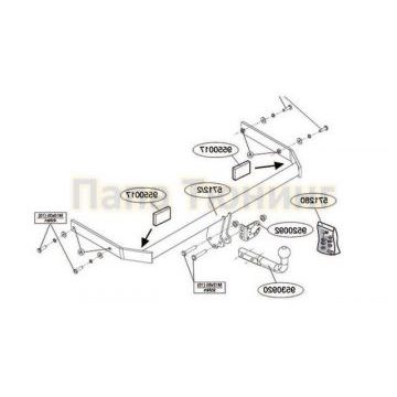Фаркоп Brink шар A для Skoda Rapid 2012-