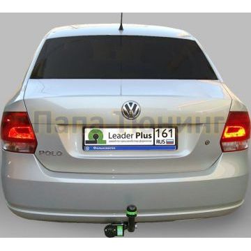 Фаркоп Лидер-Плюс на седан и лифтбек для Volkswagen Polo/Skoda Rapid 2009-