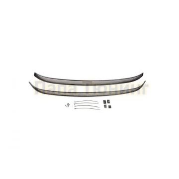 Защита радиатора Arbori черная сота 10 мм 2 штуки для Skoda Superb 2015-