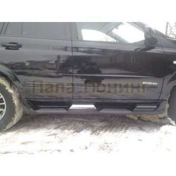Пороги алюминиевые OEM Style для Ssangyong Kyron 2007-2015