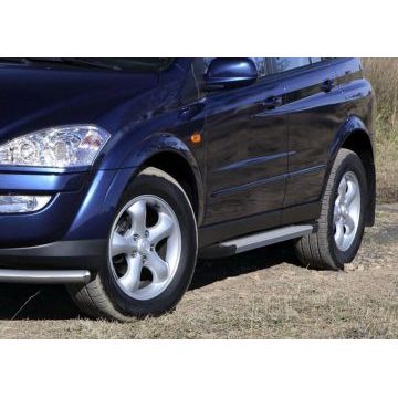 Пороги алюминиевые Rival Start для SsangYong Kyron 2007-2015