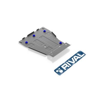 Защита КПП и РК Rival для 2,0D алюминий 4 мм для SsangYong Stavic 2013-