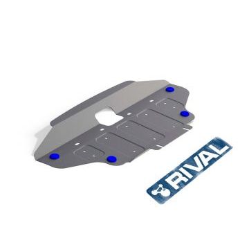 Защита радиатора Rival для 2,0D алюминий 4 мм для SsangYong Stavic 2013-