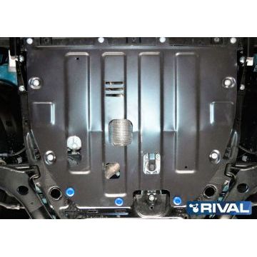 Защита картера и КПП Rival для 1,6 алюминий 4 мм для SsangYong Tivoli 2015-