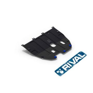 Защита картера и КПП Rival для 1,6 сталь 2 мм на передний привод для SsangYong Tivoli 2015-