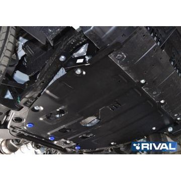 Защита картера и КПП Rival для 1,6 сталь 2 мм на передний привод для SsangYong Tivoli 2015-