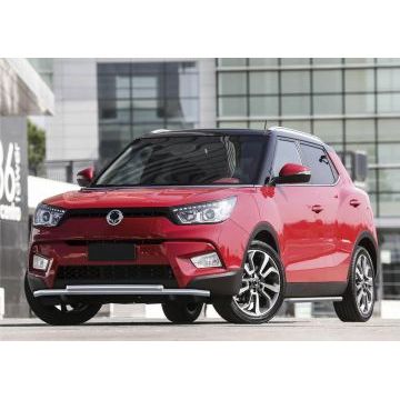 Защита передняя двойная 42-42 мм Rival для SsangYong Tivoli 2015-