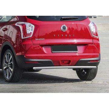 Защита заднего бампера 42 мм Rival для SsangYong Tivoli 2015-