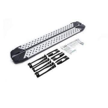 Пороги алюминиевые Rival BMW-Style для Subaru Forester 2013-2018