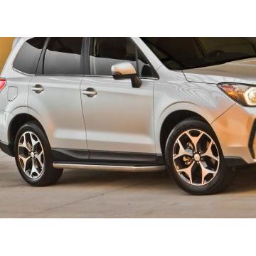 Пороги алюминиевые Rival Premium для Subaru Forester 2013-2018