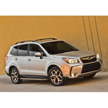 Пороги алюминиевые Rival Premium для Subaru Forester 2013-2018