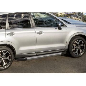 Пороги алюминиевые Rival Start для Subaru Forester 2013-2018