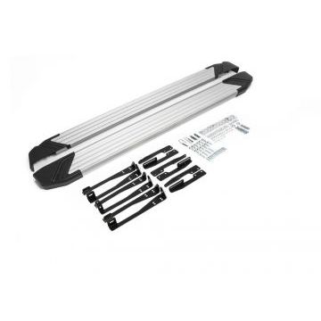 Пороги алюминиевые Rival Start для Subaru Forester 2013-2018