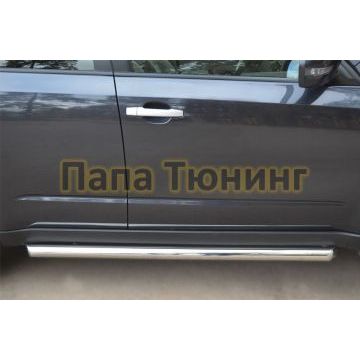 Пороги труба d57 1 вариант РусСталь для Subaru Forester SH 2008-2013