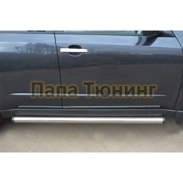 Пороги труба d57 2 вариант РусСталь для Subaru Forester SH 2008-2013