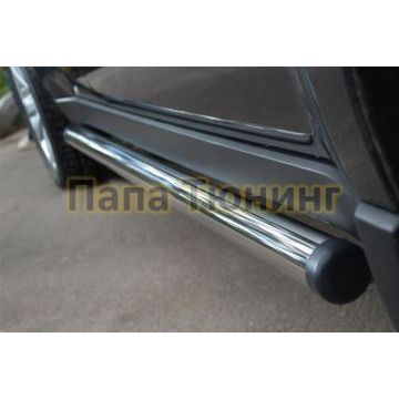 Пороги труба d57 2 вариант РусСталь для Subaru Forester SH 2008-2013