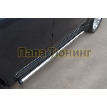 Пороги труба d57 2 вариант РусСталь для Subaru Forester SH 2008-2013