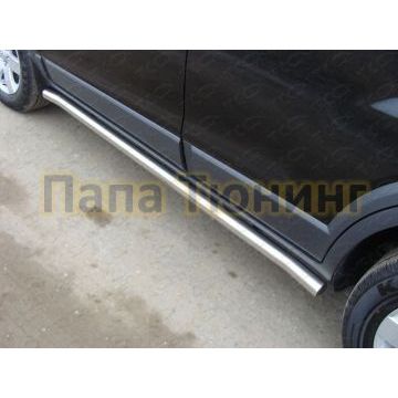 Пороги труба 60 мм ТСС для Subaru Forester SH 2008-2013