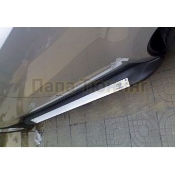 Пороги алюминиевые OEM Tuning для Subaru Forester SH 2008-2013