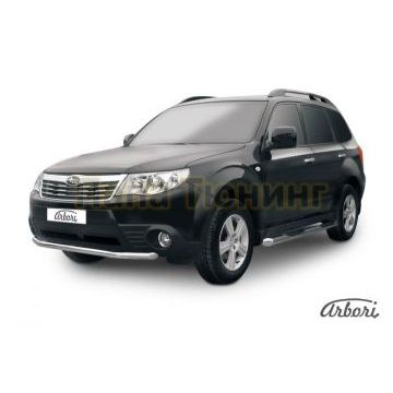 Защита переднего бампера 57 мм Slitkoff для Subaru Forester 2008-2013 Защита переднего бампера 57 мм Slitkoff для Subaru Forester 2008-2013