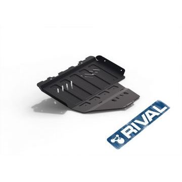 Защита картера + КПП Rival сталь 2 мм для Subaru Impreza, V - 1.6; 2.0; Увеличенная 2011-2016