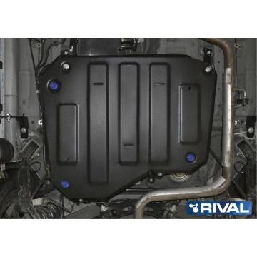 Защита топливного бака Rival сталь 2 мм для Lifan X70, V - 2.0, передний привод 2018-