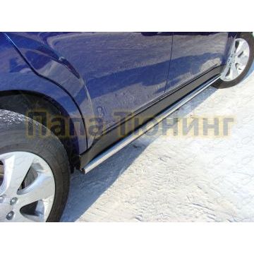 Пороги труба 50 мм ТСС для Subaru Outback 2009-2012 Пороги труба 50 мм ТСС для Subaru Outback 2009-2012