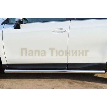 Пороги труба 63 мм вариант 2 РусСталь для Subaru Tribeca USA 2004-2007 Пороги труба 63 мм вариант 2 РусСталь для Subaru Tribeca USA 2004-2007