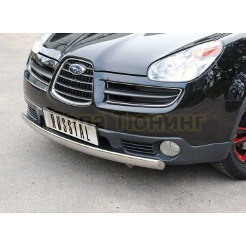 Защита переднего бампера 76 мм РусСталь для Subaru Tribeca USA 2004-2007