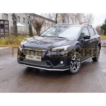 Защита переднего бампера 42 мм ТСС для Subaru XV 2017- Защита переднего бампера 42 мм ТСС для Subaru XV 2017-